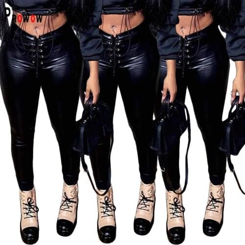Prowow Women's Leather Pants