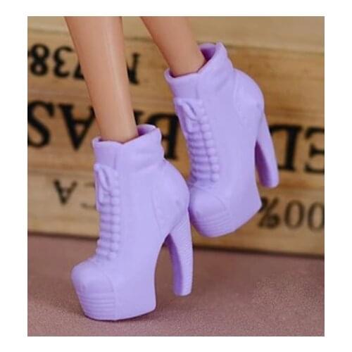 Colorful Assorted Casual High heel shoes Boots for your barbie 1:6 Doll Fashion New BBI00259