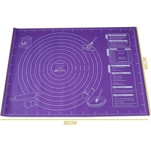 45x60cm Silicone Pad Baking Mat Sheet Extra Large Baking Mat for Rolling Dough Pizza Dough Non-Stick Maker Holder Kitchen Tools