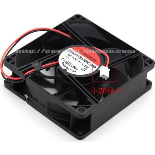 SUNON EE80251B3-000C-A99 DC 12V 1.1W 80x80x25mm Server Cooling Fan