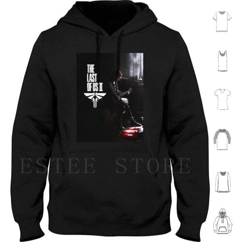 Ellie-The Last Of Us Part 2 Hoodies Long Sleeve Thelastofus Tlou Part2 Joel Ellie Ps4 Ps3 Zombie Clicker Infected
