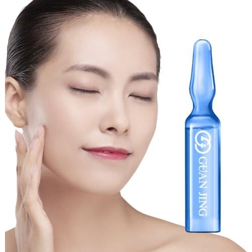 7Pcs/box Hyaluronic Acid Ampoule Moisturizing And Brightening Facial Essence Oil Control Shrink Pores Facial Serum Face Care