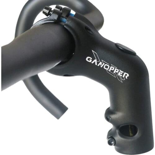 Bicycle Aluminum Alloy Bar Tate Mountain Bike Increased Stem 31.8mm Mountain Bike Curved Stem Bike Fork Stem