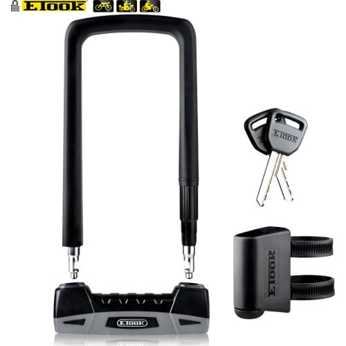 Etook Bike U-lock High End 20T Hydraulic Shear Resistant Lock Motorcycle Lock Convenient Lock Frame Bicycle Accessories