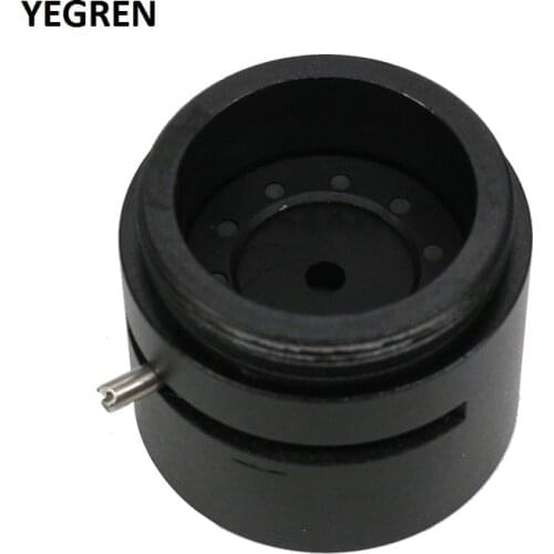 Inner Outer C-mount Thread Adapter with 1-12mm Amplifying Diameter Zoom Optical Iris Diaphragm Aperture Condenser Photography