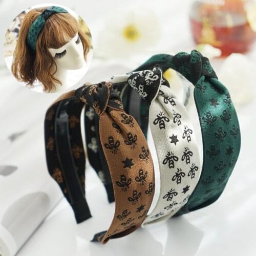 Embroidery Flower Headbands For Women korea Headband National Style Hair Accessories Colorful Hairband Head Wrap Hair Band