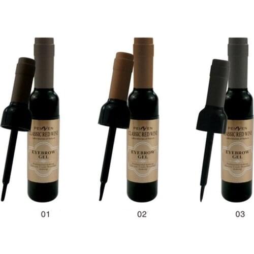 1pcs Red Wine Peeling Off Eyebrow Cream Natural Simulation Waterproof Long Lasting Eyebrow Tattoo Gel 3colors Eyebrow Makeup
