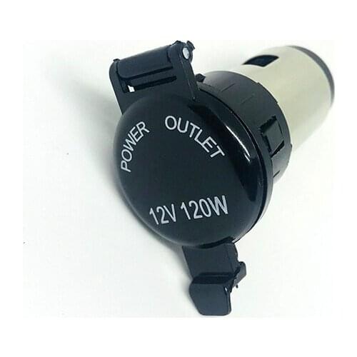 12V Waterproof Car Auto Motorcycle Cigarette Lighter Power Plug Socket For Motorcycles Boats Mowers Tractors Cars Car-styling
