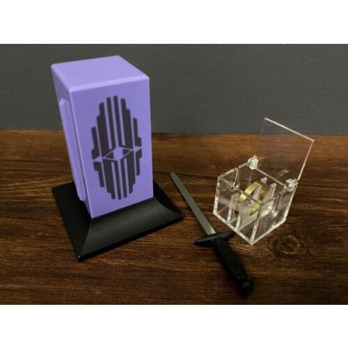 Free shipping 2pcs/lot Penetrating sword/Sword Through Ring - Magic Tricks,Stage,Fire Magic,Close Up,Accessories,Props