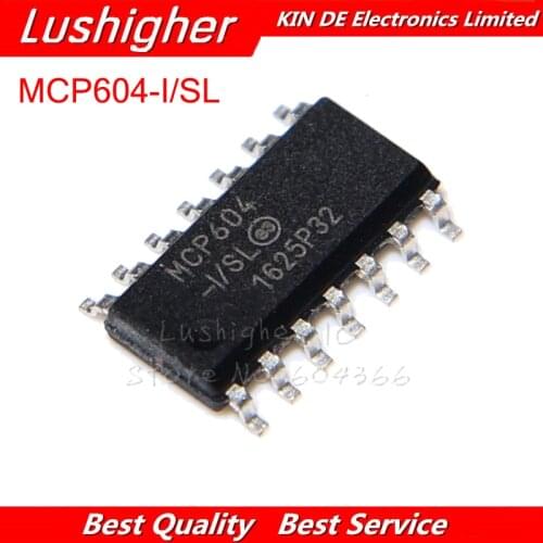 5PCS MCP604-I/SL MCP604 SOP14 SOP MCP604-I SMD New Original