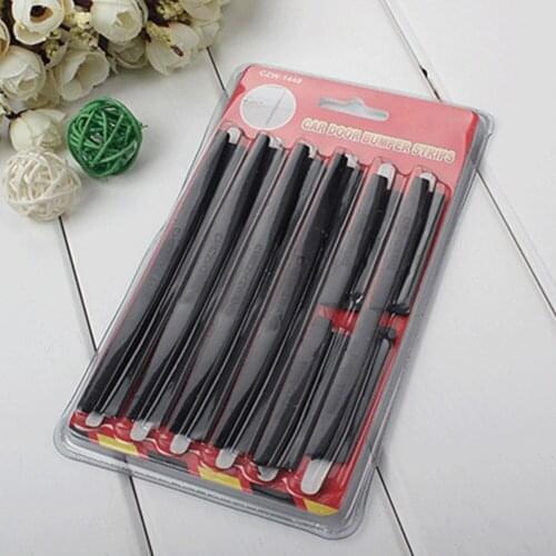 8pcs Universal Styling Adhesive Edge Molding Accessories Anti Collision Scratchproof Trim Durable Car Door Protector