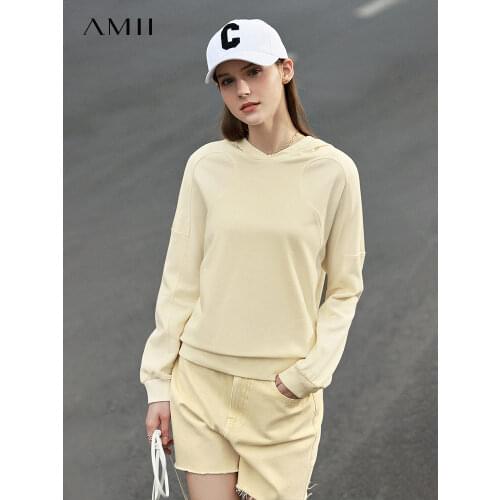 Женские толстовки с капюшоном Amii China At AliExpress