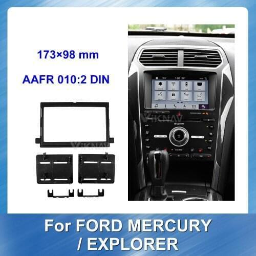 DVD Radio panel Car Stereo Fascia for Ford MERCURY Explorer Car refitting DVD frame Fascia Frame Mount Auto DARK SILVER