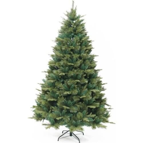 Christmas decorations Christmas tree mixed encryption PE + PVC + pine needle mixed automatic Christmas tree