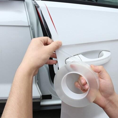 Car Stickers Door Edge Protector Anti Scratch Transparent Film For Citroen C4 C5 C3 Ford Focus 2 3 4 Fiesta Mondeo Kuga