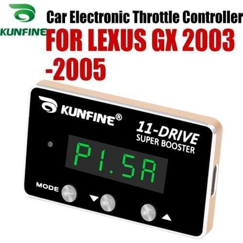 KUNFINE Car Electronic Throttle Controller Racing Accelerator Potent Booster For LEXUS GX 2003-2005 Tuning Parts
