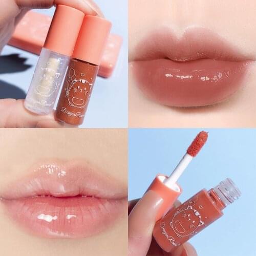 DRAGON RANEE multi-colors Lip Gloss long Lasting Waterproof Mirror Non-stick Cup Lip Gloss Moist Lip Liquid Lipstick TSLM1