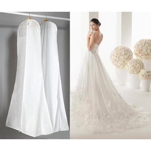 Big 180cm Wedding Dress Gown Bags High Quality Dust Bag Long Garment Cover Travel Storage Dust Covers Hot Sale HT115