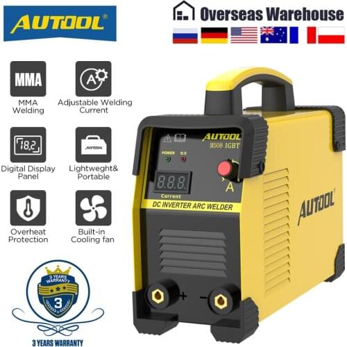 AUTOOL M508 ARC MMA IGBT Mini Welder Portable DC Inverter Electric Spot Welding Machine Car DIY Welders 110V to 240V