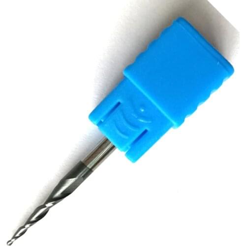 15mm X 3.175 (1/8") shank 2 flutes Tungsten solid carbide Tapered Ball Nose End Mills taper and cone endmills HRC55 with Coating