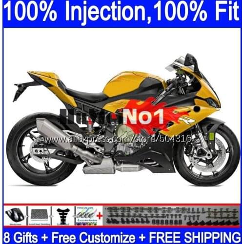 Injection Kit For BMW S1000 RR S 1000 RR CC 2019 2020 2021 129MC.61 S 1000RR S1000-RR S1000RR 19 20 21 OEM Fairings glossy gold