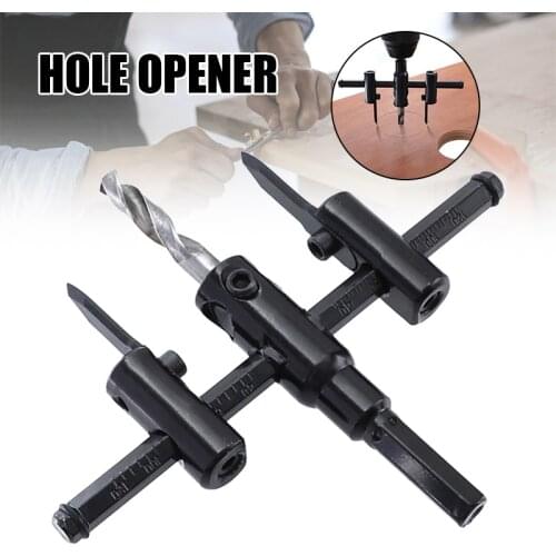 Aircraft Type Metal Wood Circle Hole Saw Drill Bit Glass Cutter Adjustable Heavy Duty Alloy Circle Cutter Compass PR Sale