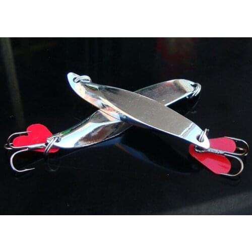 2Pcs Iron Plate Metal Spoon Spinner Bait 10g With Hearts Lure Swimbait Sinking Jigging Wobbler Lure Pesca Fishing Tackle