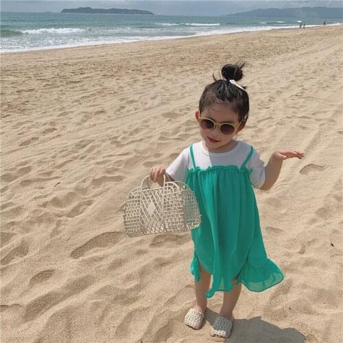 Summer Toddler Girls Dress Fashion Chiffon Short Sleeve Princess Dress For Girl Kids Clothing 2020 2 3 4 5 6 Y Baby Child Dress