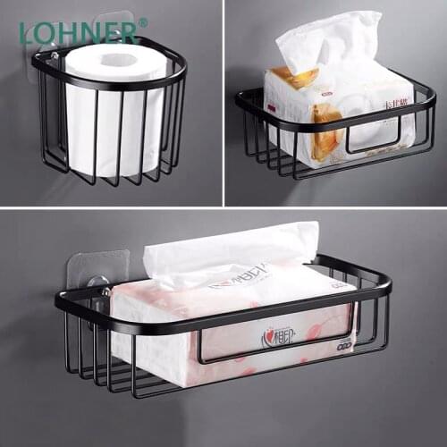 Lohner Tissue Drum Paper Storage Rack Bathroom Shelves Organizer Shower Shelf Badkamer Accessoires Salle De Bain Accessoire