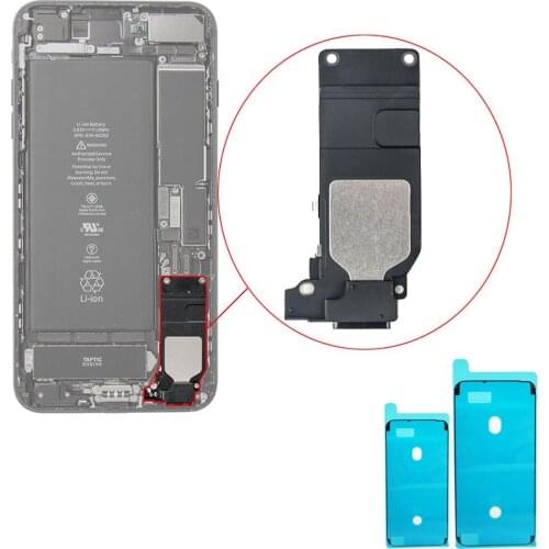MHCAZT Waterproof Sealing Adhesive + loudspeaker Buzzer Ringer Module For iPhone 7 7Plus 8 8 Plus sound Loud Speaker