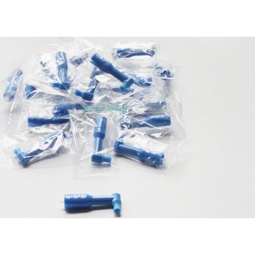 New 20PCS Blue Dental Disposable Pro Angle Prophy Angles Cup Dental Clinic