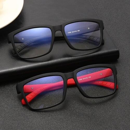 DD Anti Blue Light Glasses Men Women 2021 Square Eyeglasses Male Computer Clear Lens Eyeware Anti-UV Spectacles oculos E105