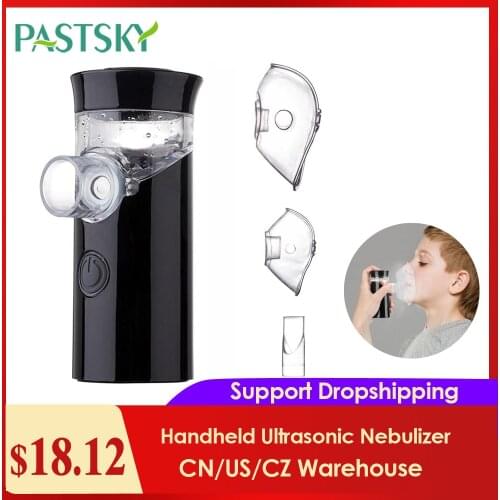 Handheld Ultrasonic Nebulizer Portable Mute Asthma Inhaler Atomizer USB Rechargeable Mini Medical Nebulizer for children health