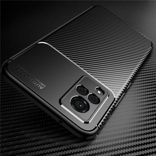 Luxury Carbon Fiber Texture Shockproof Case For VIVO V21 V20 Pro V19 Soft TPU Silicone Bumper Protective Back Cover Coque Fundas