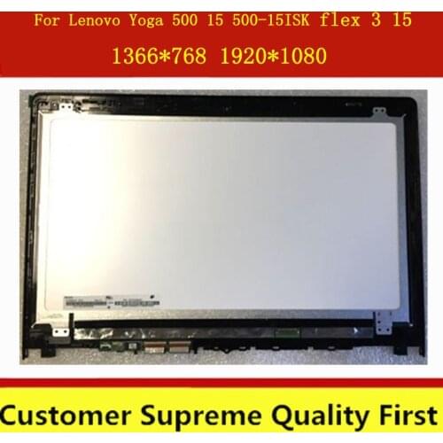 For Lenovo Yoga 500 15 Flex3-15 LCD touch screen tablet + assembly frame display 500-15ISK 80R6 15IBD 80N6 15IHW 80R40006US