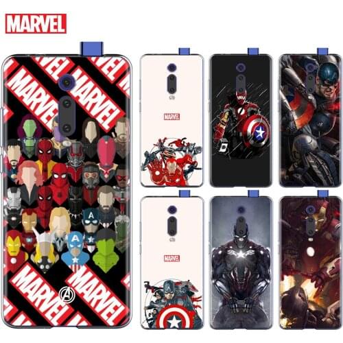 Marvel Avengers superheroes For Xiaomi Redmi 9I 9T 9A 9C 9 Prime 8A 8 7A 7 6A 6 5 5A 4X PRO Plus Transparent Soft Phone Case