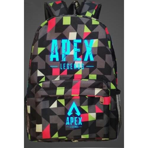 Luminous Apex Legends Game Backpack 13 Colors Choose Luminous Noctilucous Shoulder Travel Notebook Bags