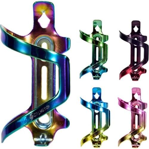 Bicycle bottle cage One-piece mountain bike water cup holder SWTXO colorful two-color aluminum alloy bottle cage