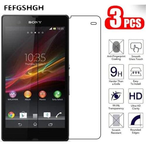 9H Tempered Glass For Sony Xperia Z Screen Protector Glass On The For Sony Xperia Z L36h C6603 C6602 Protective Film Glass
