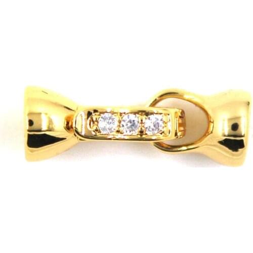 DIY For Woman Pearls Necklace Bracelet Jewelry Making Connection Handmade 925 Silver Plating Clasp Accessories