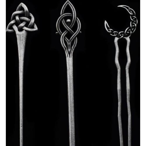 Viking Celtics Knots Viking Women Hairpin Large Vintage Jewelry