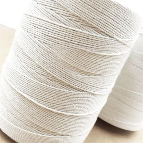 Polyester cotton Thread Diy Cotton Rope Special Tied Household Material Tied Sausage File Bundle White Thread Rope Macrame