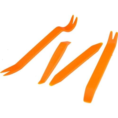 4pcs/set Portable Auto Car Radio Panel Door Clip Panel Trim Dash Audio Removal Installer Pry Kit Repair Tool