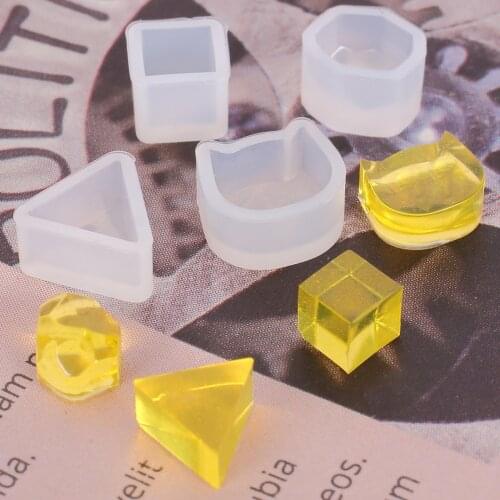 4Pcs/Set DIY Multi-use Silicone Cake Tools Mold Cavity Silicone Gummy Cat Chocolate Mold Candy Maker Ice Tray Jelly Moulds Tools