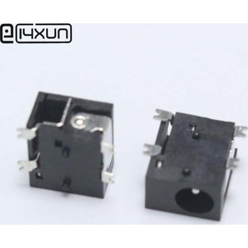 5PCS 4.0*1.7mm DC Power jack Switch Connector 4.0mm*1.7mm 0.5A 30V 4Pin SMD Audio Panel Mounting Socket for TV LCP PC ect