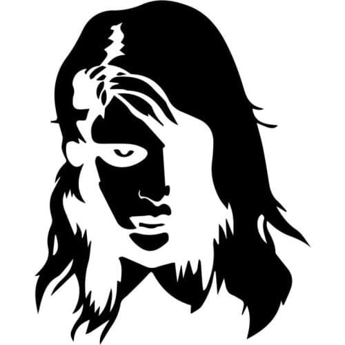 8x10CM Persönlichkeit George Romero ZOMBIE Vinyl Schwarz/Silber Auto Aufkleber Motorrad Auto-styling