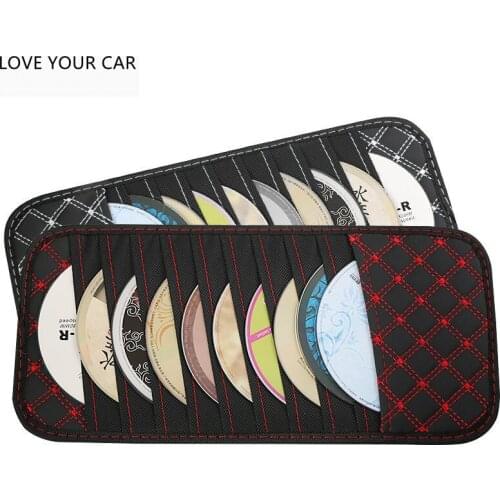 Car cd clip car cd bag multi-function sun visor cover storage cover CD disc disc bag storage bag car supplies