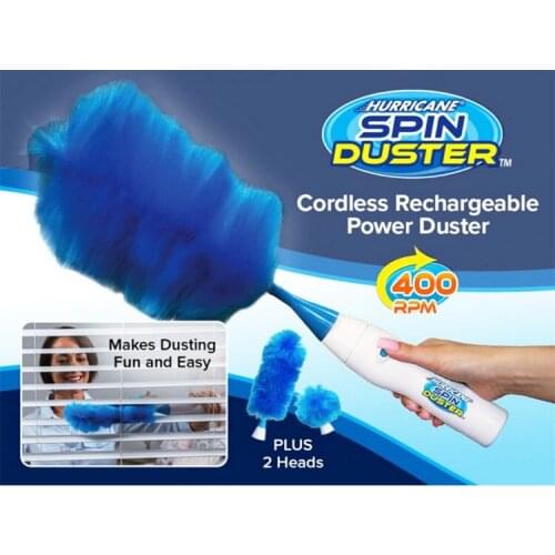 Household office cleaning brush duster duster 180 degree bending electric feather duster