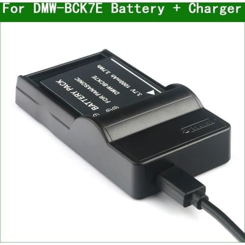 DMW-BCK7 NCA-YN101G Camera Battery + Charger for Panasonic DMC-FS35 FS37 FS40 FS45 FT20 FS14 FS16 SZ3 SZ5 SZ7 TS25 SZ1 TS30 FT25