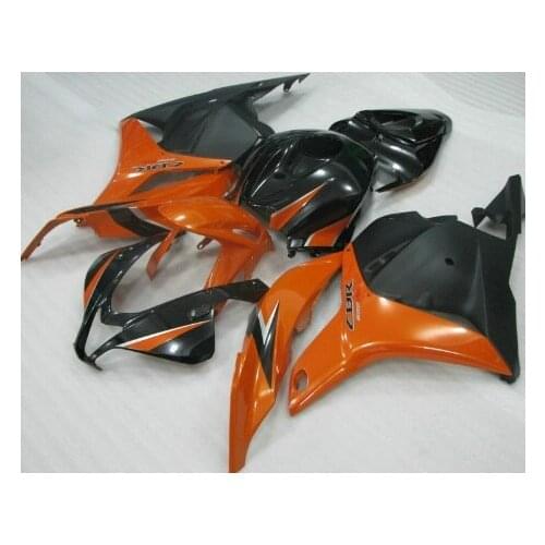 Dor-Injection mold ABS motorcycle fairings for CBR600RR 2009 2010 2011 Orange black fairing kit CBR600 RR 09 10 11